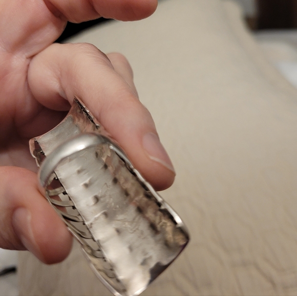 Native American Zuni Petit Point Sleeping Beauty Turquoise Ring - Picture 11 of 14